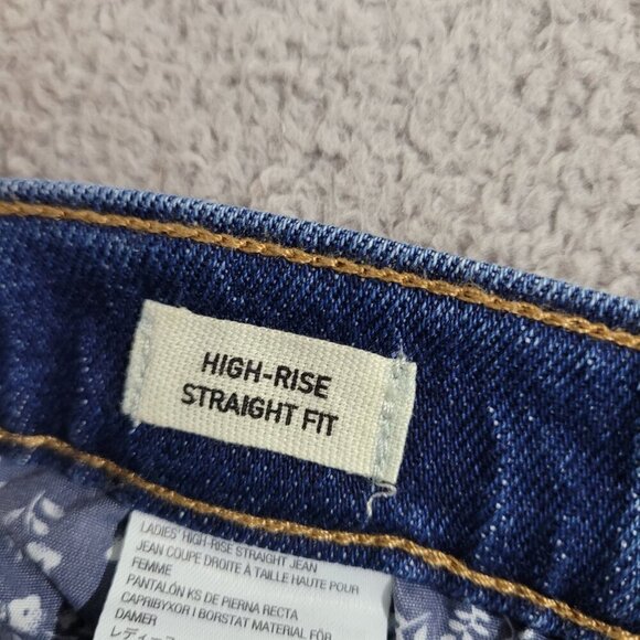 NEW Kirkland Signature Womens 6 High-Rise Straight Fit Jeans Denim - Picture 5 of 7